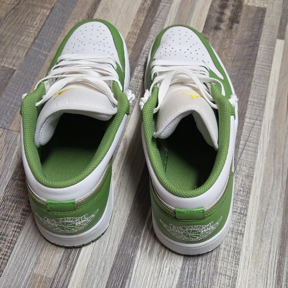 💯💥Nike Air Jordan 1 Low SE Green Chlorophyll HF4823-100 Men's Size 10 - Picture 4 of 5